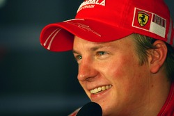 Pressekonferenz: Sieger und Weltmeister Kimi Räikkönen