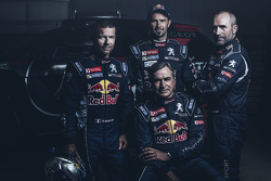 Sébastien Loeb, Cyril Despres, Carlos Sainz e Stéphane Peterhansel