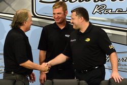 Gene Haas, Clint Bowyer und Tony Stewart, Stewart-Haas Racing