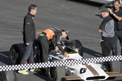 Sergio Pérez , Yardley BRM P153 estrena la pista del Autódromo Hermanos Rodríguez