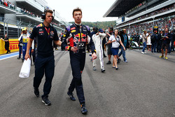Daniil Kvyat, Red Bull Racing en la parrilla