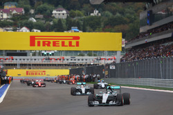 Nico Rosberg, Mercedes AMG F1 W06, in der Aufwärmrunde