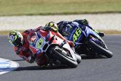 Andrea Iannone, Ducati Team e Valentino Rossi, Yamaha Factory Racing