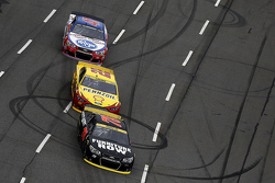 Martin Truex Jr., Furniture Row Racing Chevrolet; Joey Logano, Team Penske Ford; A.J. Allmendinger,