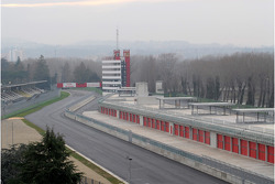 Imola circuit and new pit construction