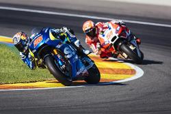 Maverick Viñales, Team Suzuki MotoGP and Michele Pirro, Ducati Team
