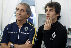 Alain Prost mit Sohn Nicolas Prost, Renault e.Dams