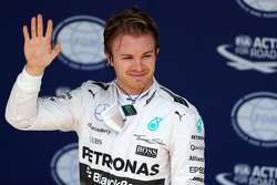 Il Poleman Nico Rosberg, Mercedes AMG F1 W06