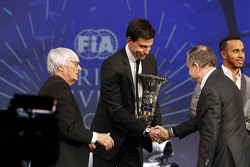 Lewis Hamilton, Mercedes AMG F1, Bernie Ecclestone, Toto Wolff, Mercedes AMG F1 Accionista y Directo