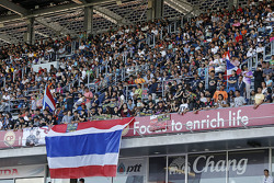Fans auf der Tribüne