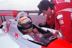 Ayrton Senna und Emerson Fittipaldi