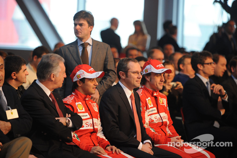 Felipe Massa, Stefano Domenicali, Fernando Alonso