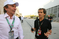 Emerson Fittipaldi, 1972 en 1974 F1 wereldkampioen en Alain Prost 1985, 1986, 1989 en 1994 F1 World