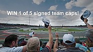 Win 1 of 5 signed team caps - Sauber F1 Team Win 1 of 5 signed team caps - Sauber F1 Team