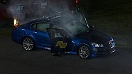 Chevy SS Pace Car catches fire - Sprint Unlimited - 2014 NASCAR Sprint Cup Chevy SS Pace Car catches fire - Sprint Unlimited - 2014 NASCAR Sprint Cup