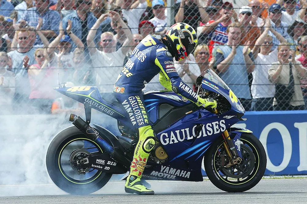 Il vincitore Valentino Rossi, Yamaha Factory Racing