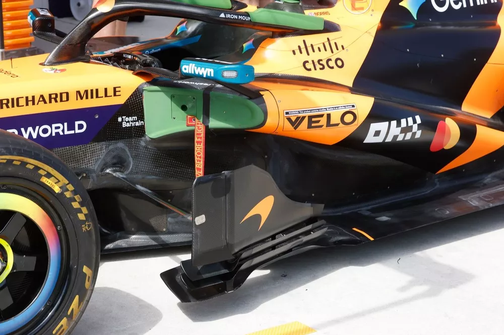 Detalle t&eacute;cnico del McLaren