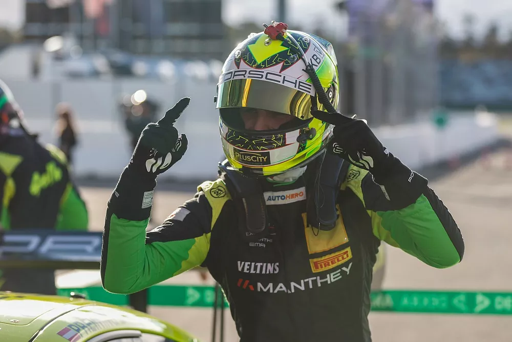 Pole sitter Thomas Preining, Manthey EMA