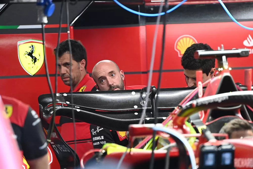 Aler&oacute;n trasero del Ferrari F1-75