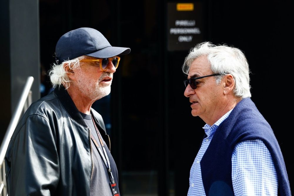 Flavio Briatore y Carlos Sainz padre
