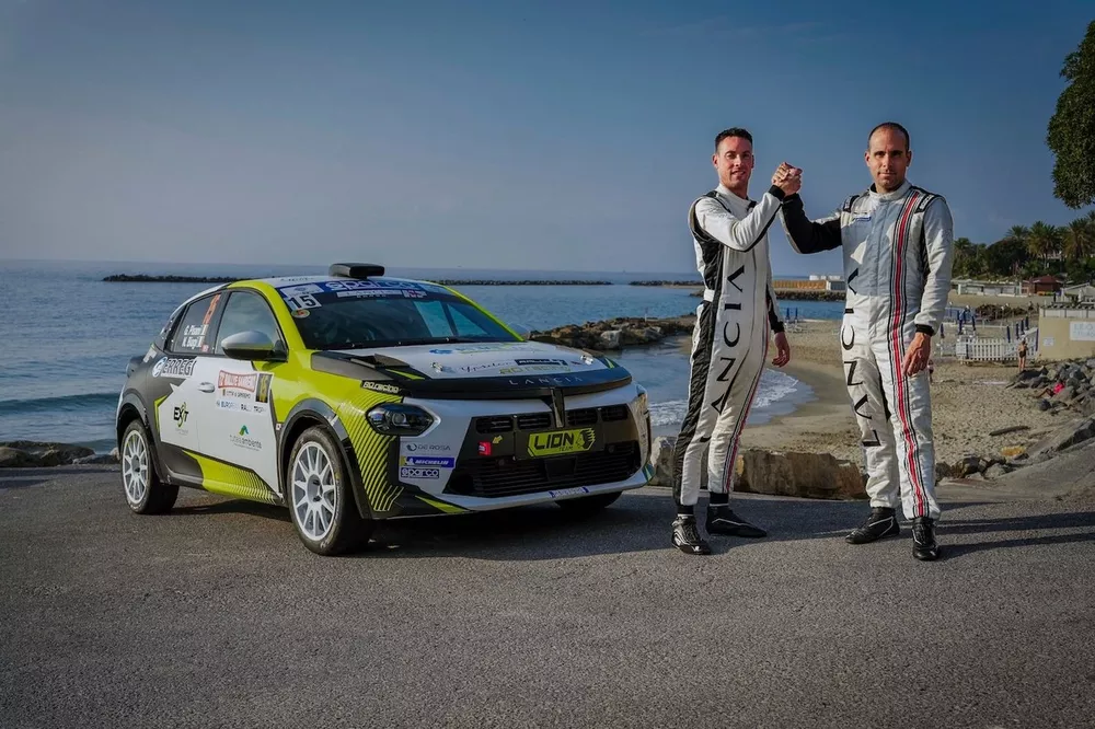 Gianandrea Pisani, Nicola Biagi, Lancia Ypsilon Rally4 HF  