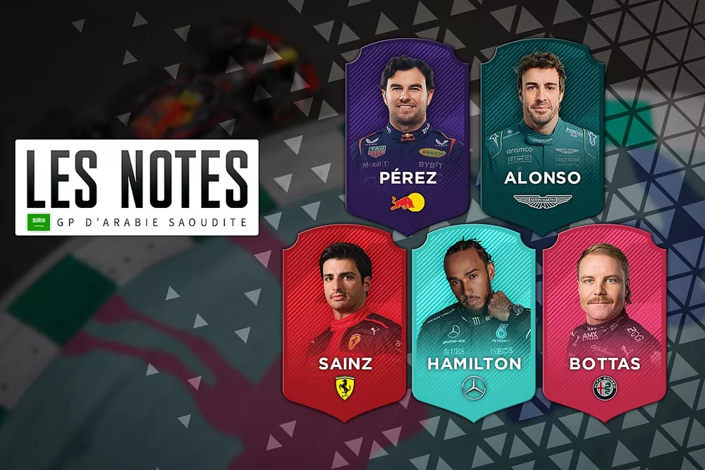 Les notes du Grand Prix d'Arabie saoudite