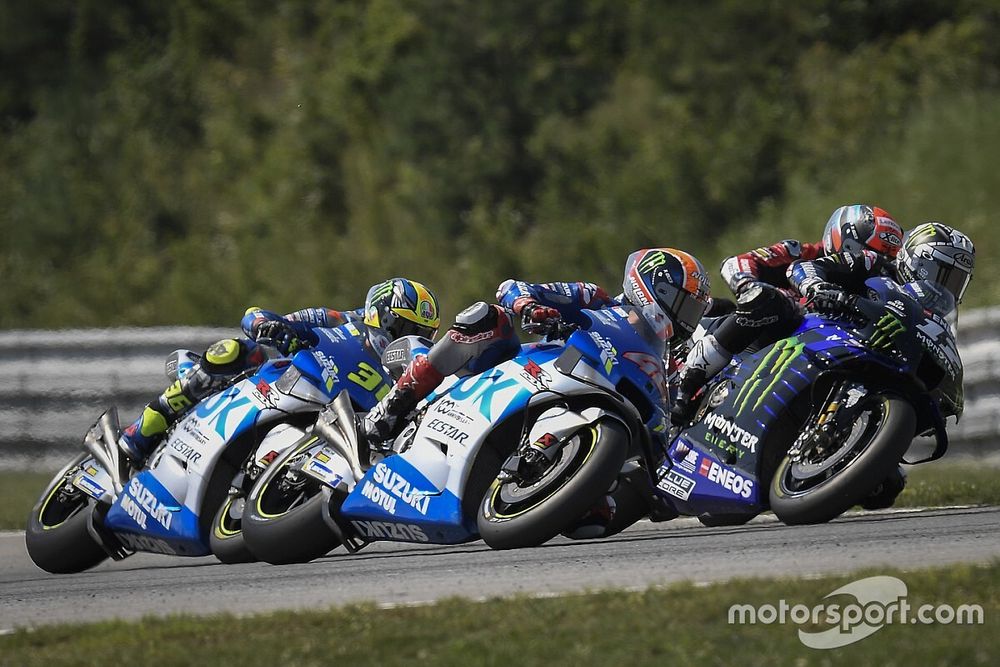 Maverick Vi&ntilde;ales, Yamaha Factory Racing, Alex Rins, Team Suzuki MotoGP, Joan Mir, Team Suzuki MotoGP