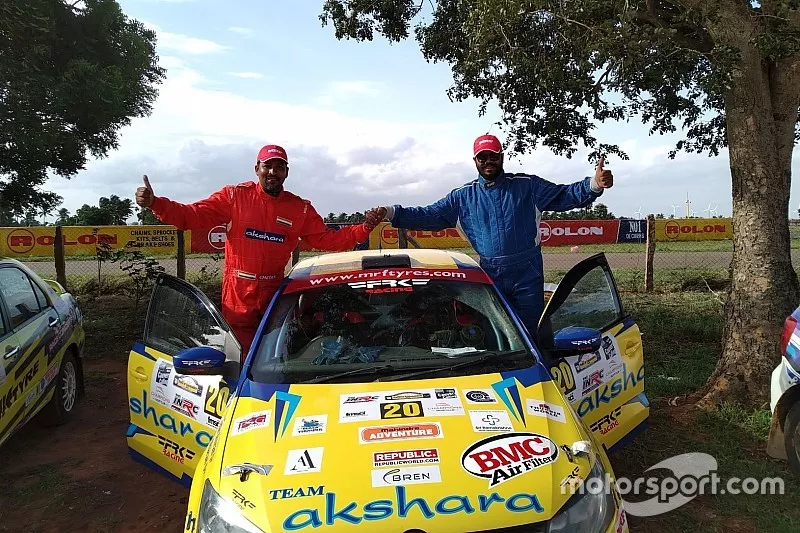 Chetan Shivram and Dilip Sharan, Team Akshara Volkswagen Polo