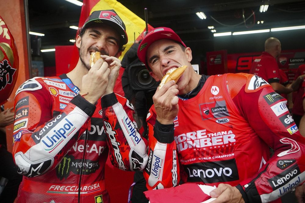 Francesco Bagnaia, Ducati Team, Marc Márquez, Ducati Team