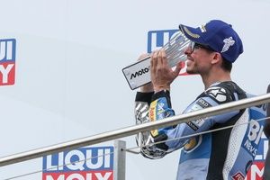 Alex M&aacute;rquez, segundo en Alemania: "La lesi&oacute;n me ayud&oacute; a no caerme"