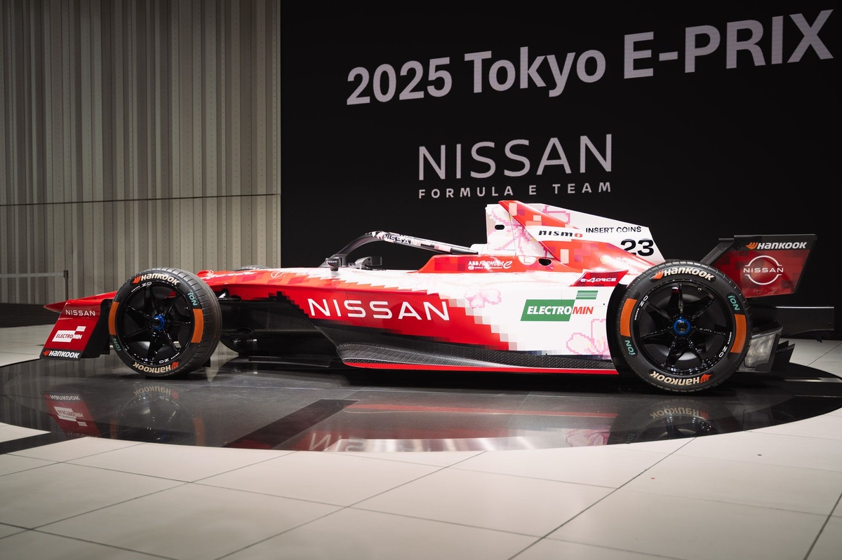 日産、フォーミュラE東京E-Prixに向けて特別マシンカラーを公開