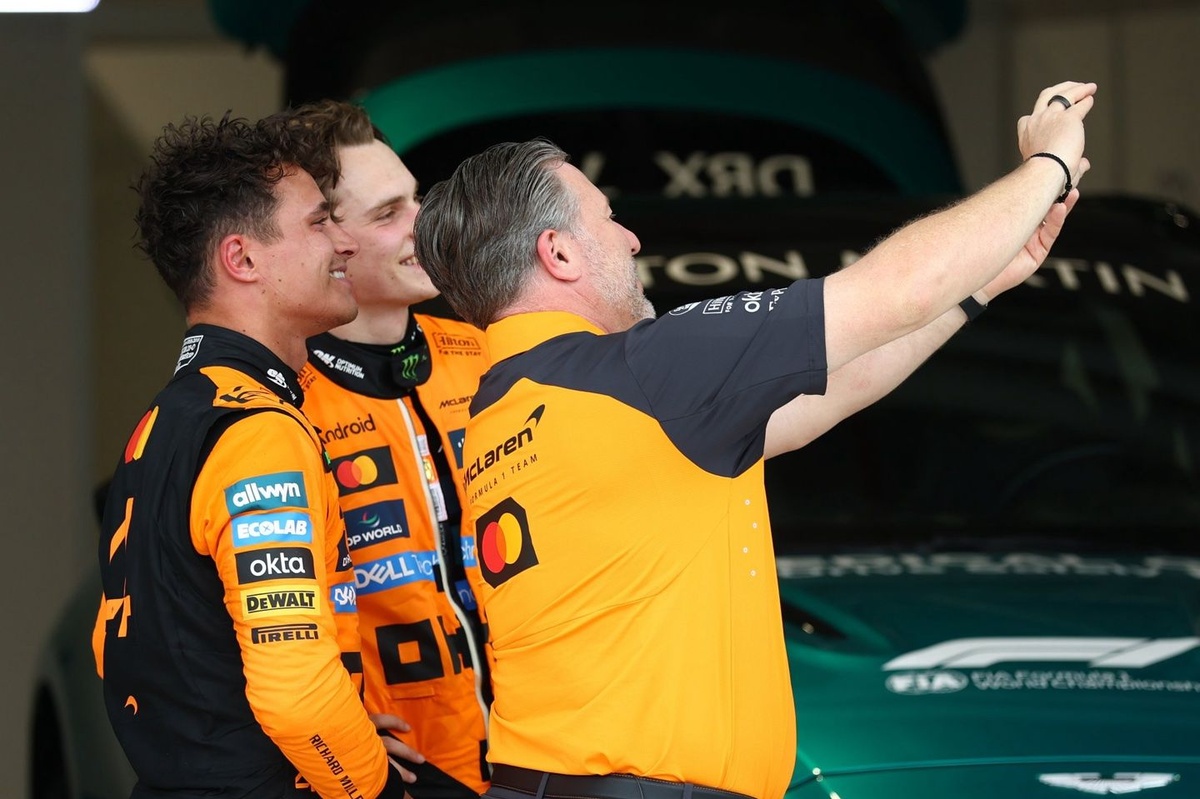 F1 - Brown: Poderíamos ver disputa entre Norris e Piastri "se Lando tivesse ultrapassado Verstappen mais cedo"
