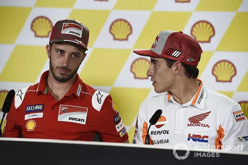 Marc M&aacute;rquez, Repsol Honda Team, Andrea Dovizioso, Ducati Team