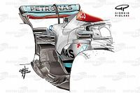 &iquest;Puede Mercedes hacer un F1 2022 sin pontones con su W13?