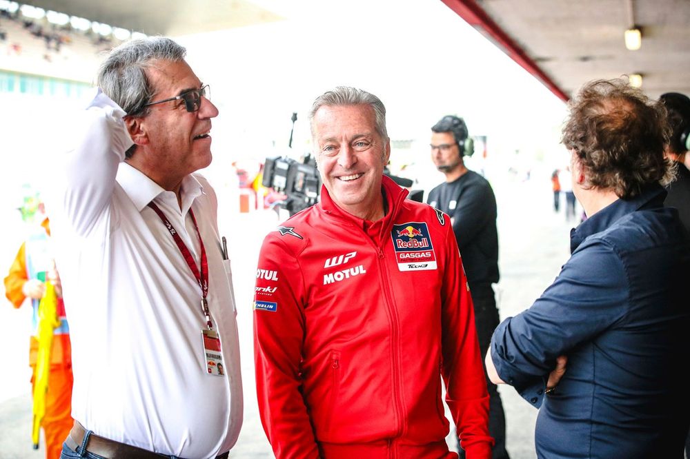 Stefen Pierer, CEO de KTM, Herve Poncharal, Red Bull GASGAS Tech3