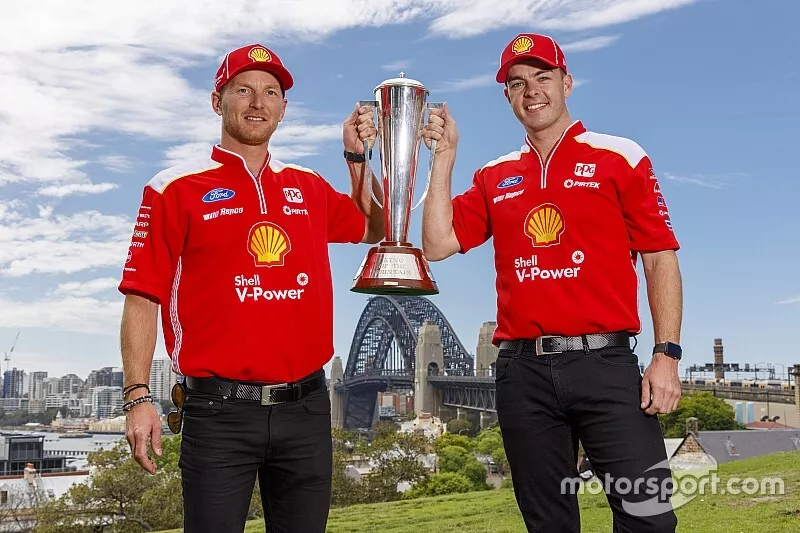 winners Scott McLaughlin, Alexandre Pr&eacute;mat, DJR Team Penske