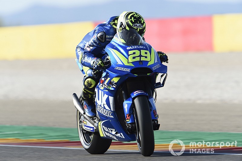 Aragon MotoGP: Isınma turlarında Iannone lider, Marquez kaza yaptı