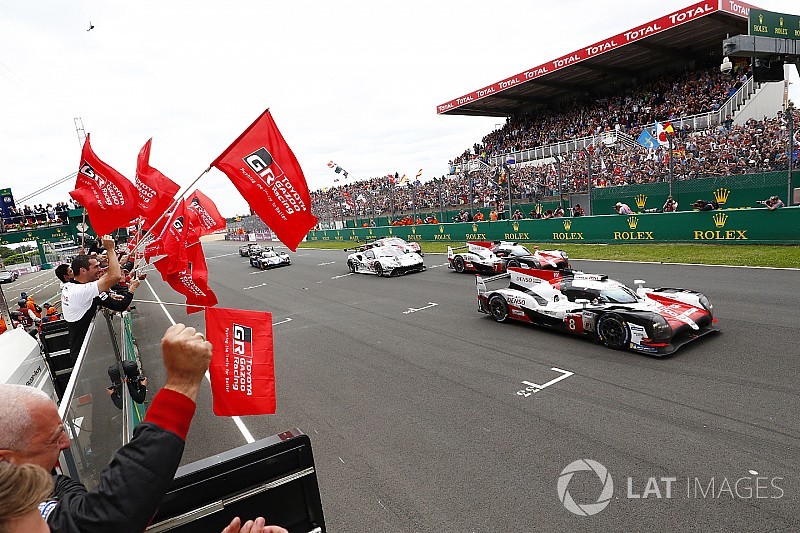 大願成就! 8号車トヨタ、前年の周回数を大幅に上回りル・マン初優勝
