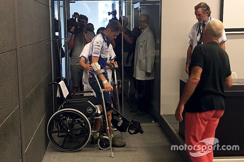 Tito Rabat, Avintia Racing en el hospital
