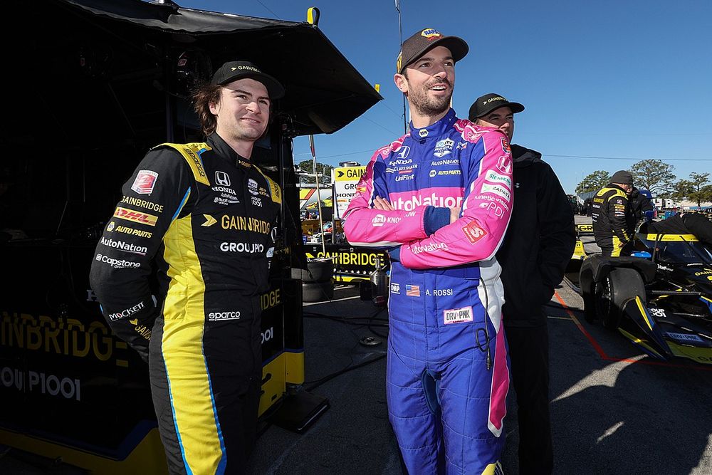 Colton Herta, Andretti Autosport w/ Curb-Agajanian and Alexander Rossi, Andretti Autosport