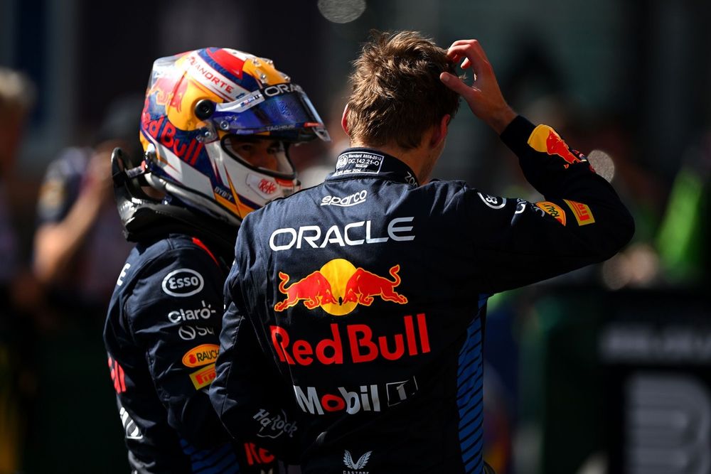 Sergio P&eacute;rez, Red Bull Racing, Max Verstappen, Red Bull Racing