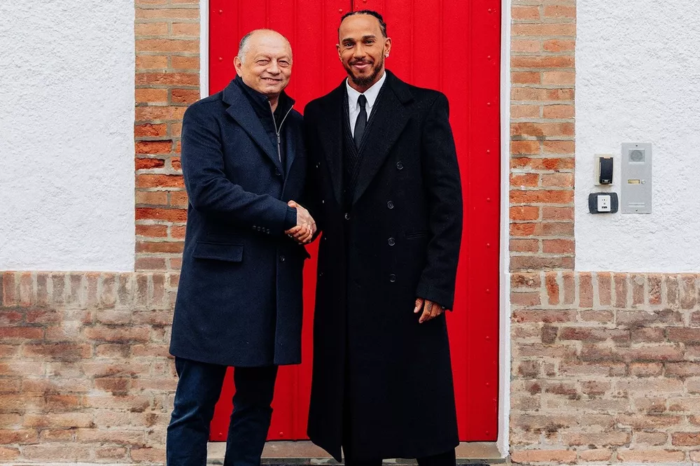 Frederic Vasseur, Lewis Hamilton, Ferrari