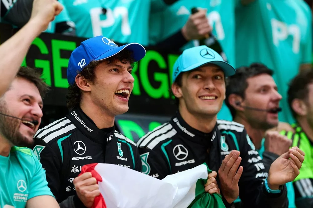 George Russell, Mercedes, Andrea Kimi Antonelli, Mercedes
