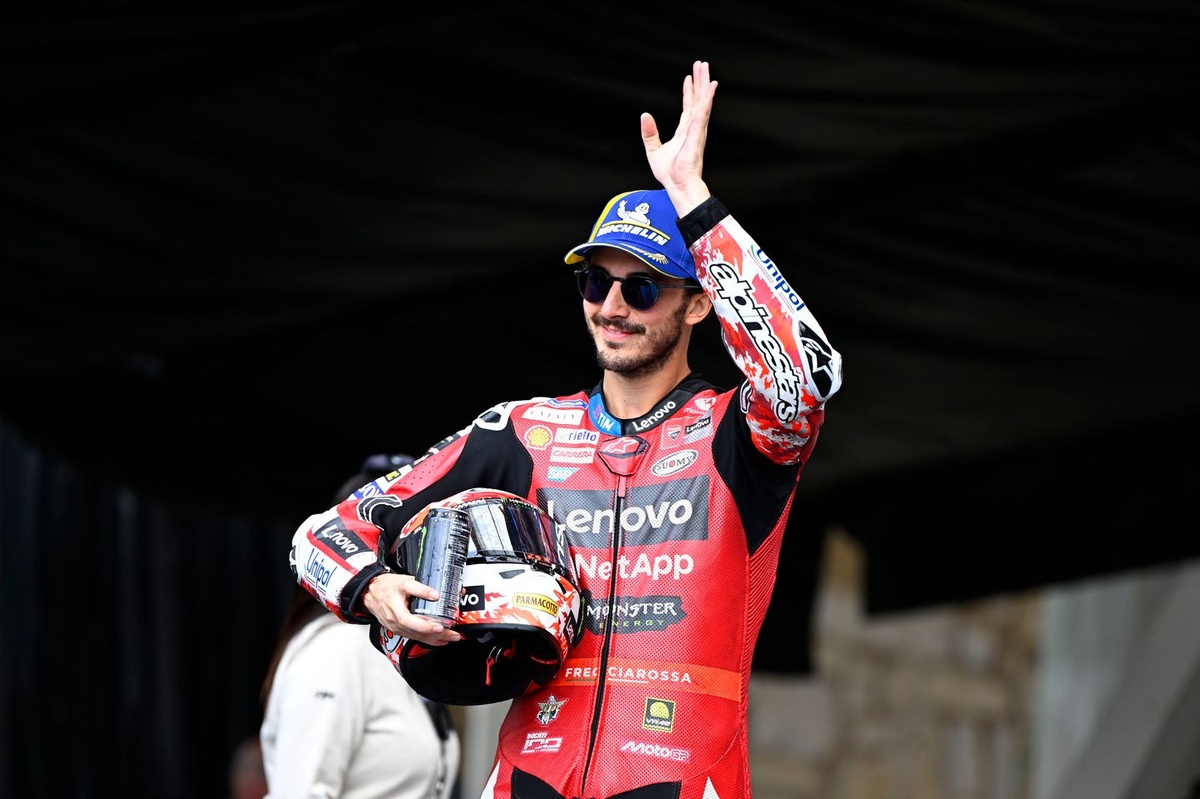 Bagnaia, ABD sprintinde titreşim nedeniyle zafere veda etmiş