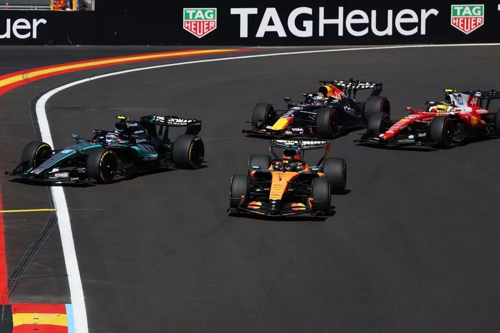 Kimi Antonelli, Mercedes, Lewis Hamilton, Ferrari, Max Verstappen, Red&nbsp;Bull Racing, Lando&nbsp;Norris, McLaren