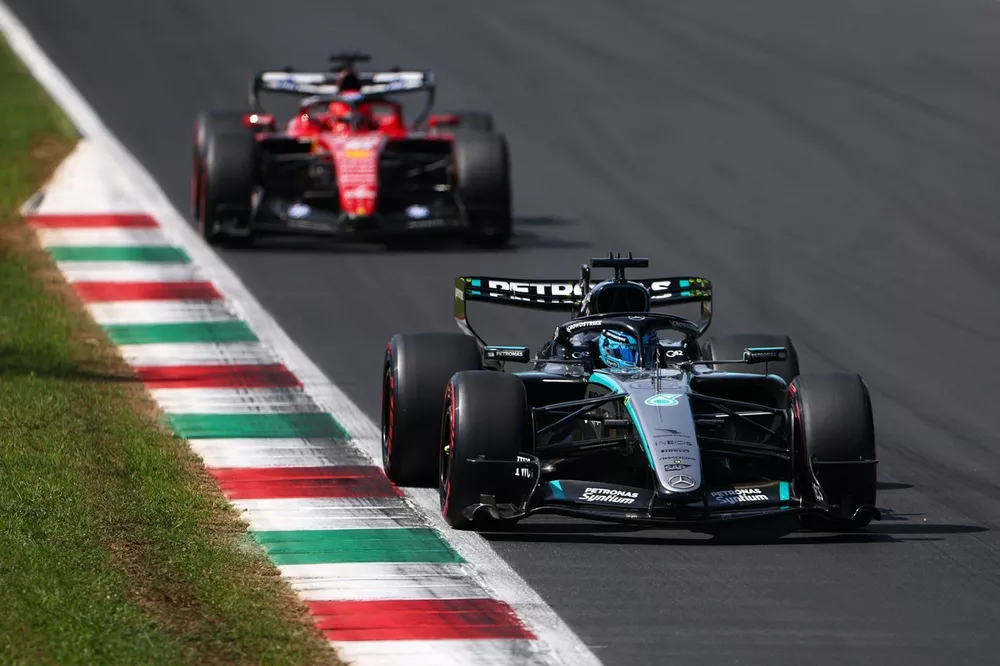 F1 Italian GP: Russell fastest from Hamilton and Verstappen in final ...
