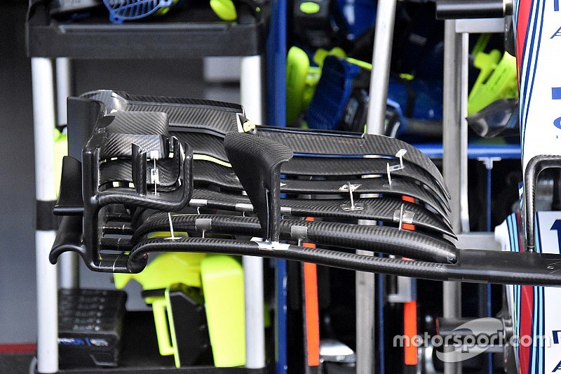 Williams estrena un nuevo diseño de alerón delantero