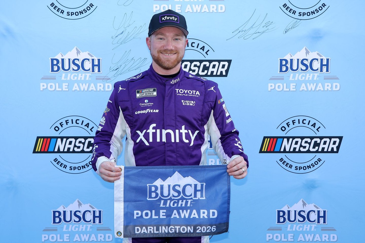NASCAR Cup Darlington starting lineup: Tyler Reddick beats Bubba Wallace to pole