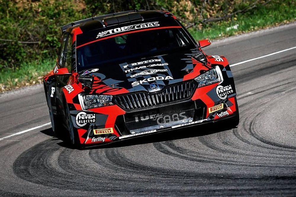 Jan Kopeck&yacute;, Jan Hlou&scaron;ek,  Skoda Fabia Rally2 evo