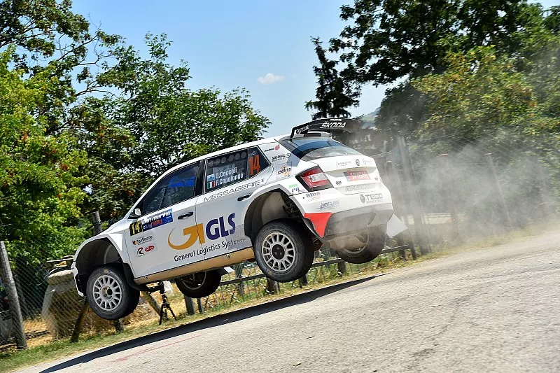 Daniele Ceccoli, Piercarlo Capolongo, Skoda Fabia R5, Scuderia San Marino